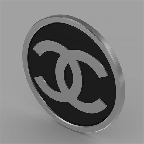 chanel logo 3d model|STL file chanel logo 3・3D print object to download .